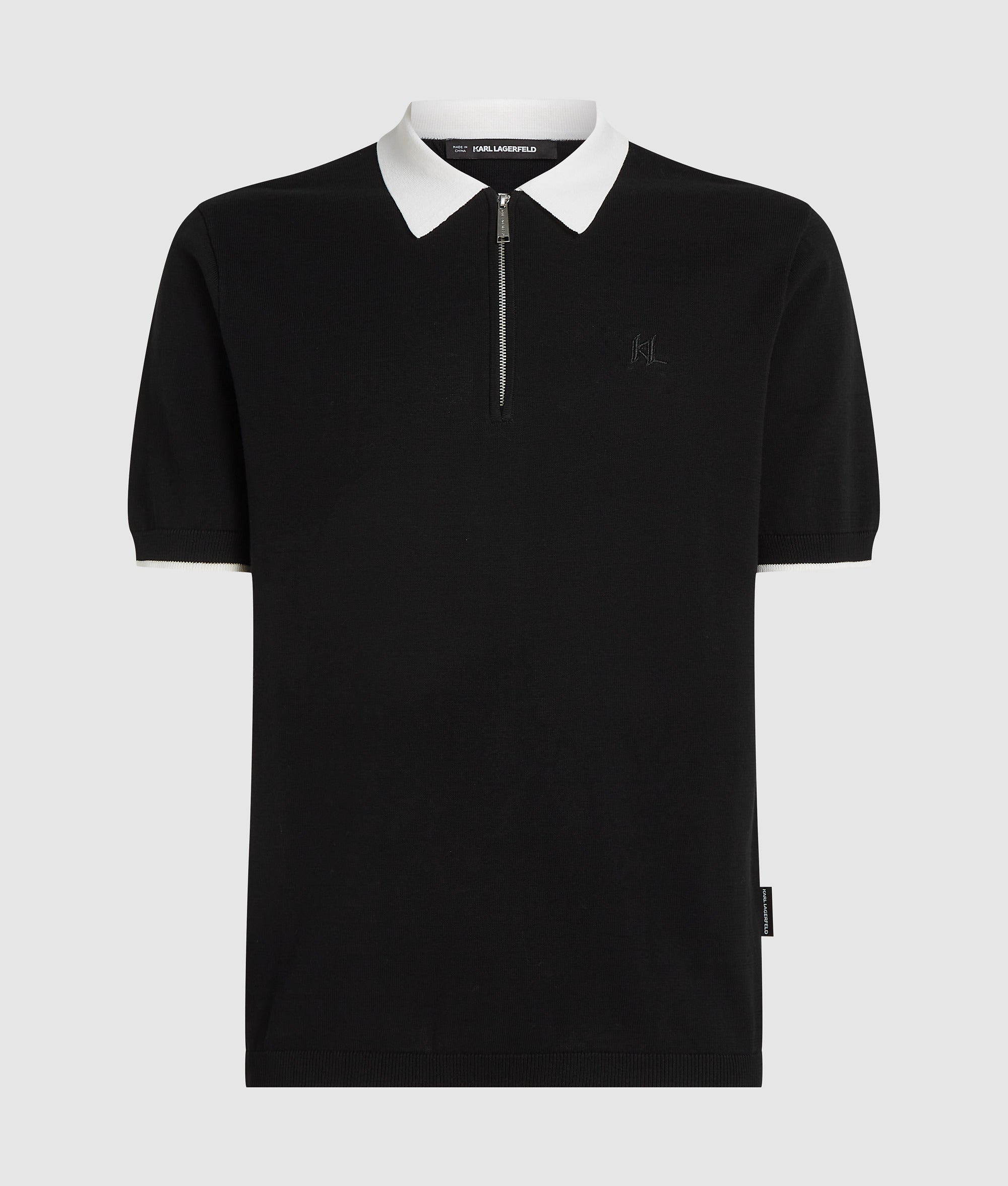 Contrasterende kraag polo shirt