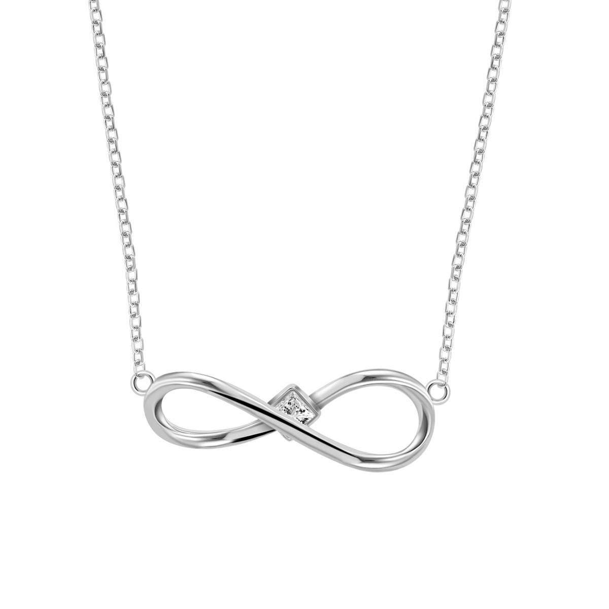Collier Lotus Silver Infini argent et oxyde