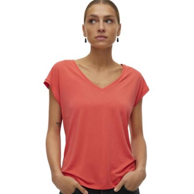 Tee-shirt à manches courtes femme Vmfilli V-Netee VERO MODA
