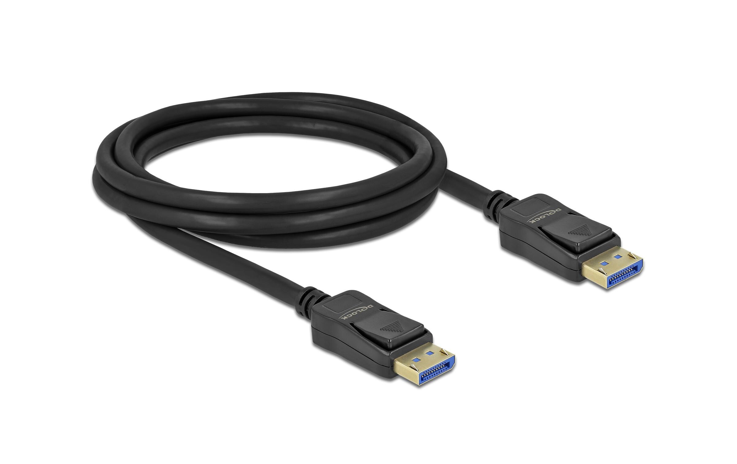 Kabel 10K 60Hz, 54Gbps DisplayPort - DisplayPort, 2 mDelock DisplayPort Kabel 10K 60 Hz 54 Gbps 2 m