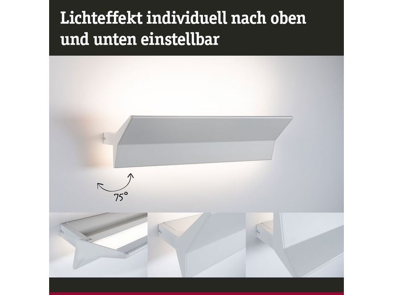 Paulmann Wandleuchte Stine, 17W, 2700-6500K, Weiss LED Wandleuchte Smart Home Zigbee