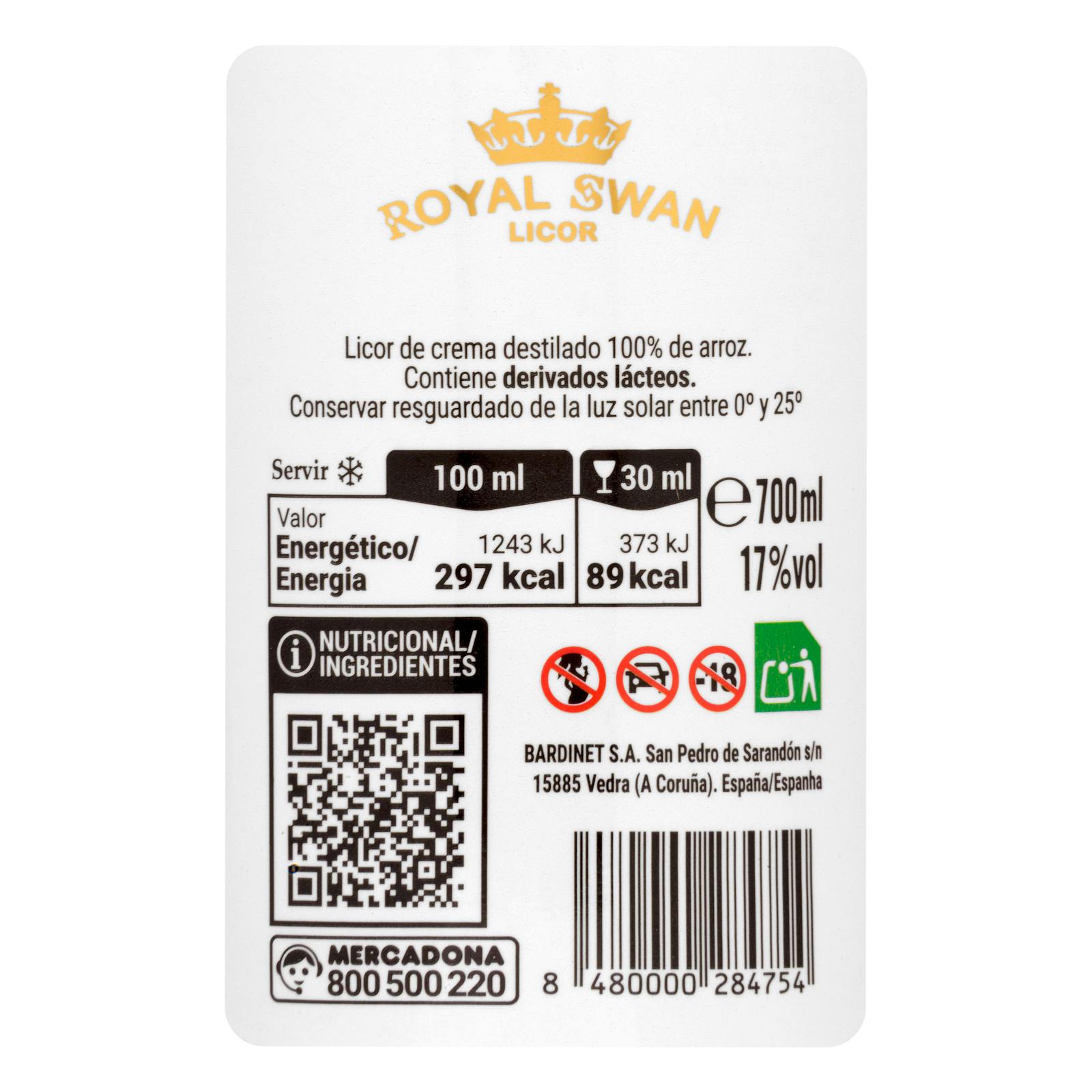 Crème de riz Royal Swan