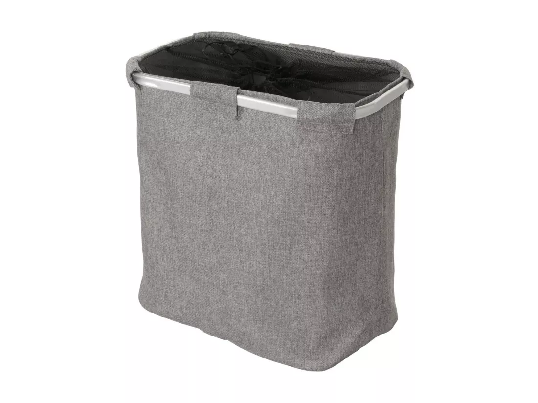 Collecteur de linge MCW-C34 avec filet 82l, gris