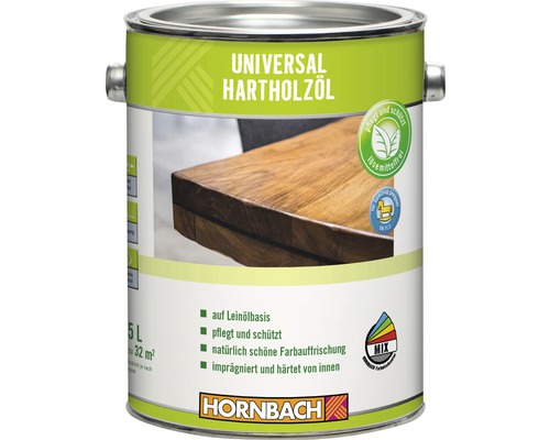 HORNBACH Universele Hardhoutolie kleurloos 2,5 l