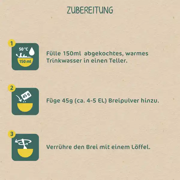 Milchbrei Stracciatella Kleine Genießer ab dem 8. Monat