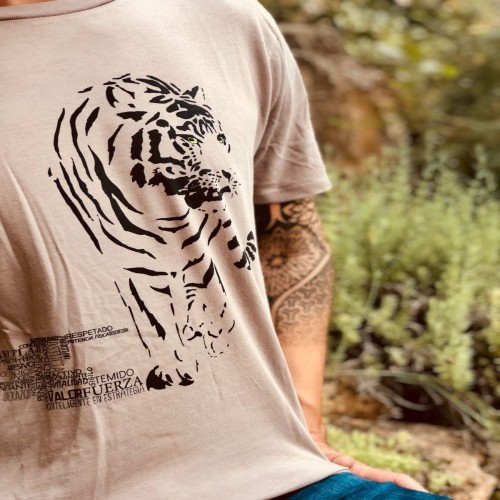 Camiseta masculina Lazy de algodão orgânico, branca