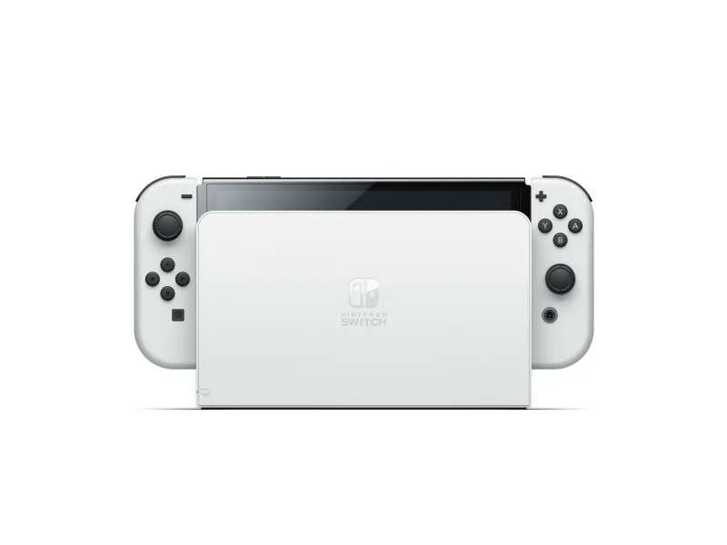 Nintendo | Switch OLED - Spilkonsol - Full HD - 64GB - Hvid | Inkl. 2 x Joy-Con (Hvid)