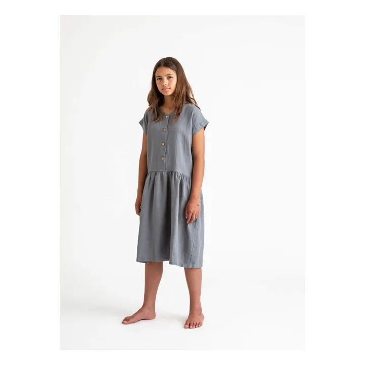 Matona Robe Lin | Bleu gris