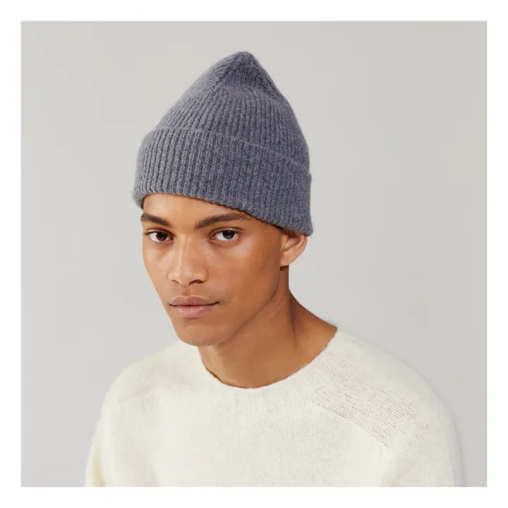 Le Bonnet Amsterdam Bonnet Laine et Angora | Gris anthracite