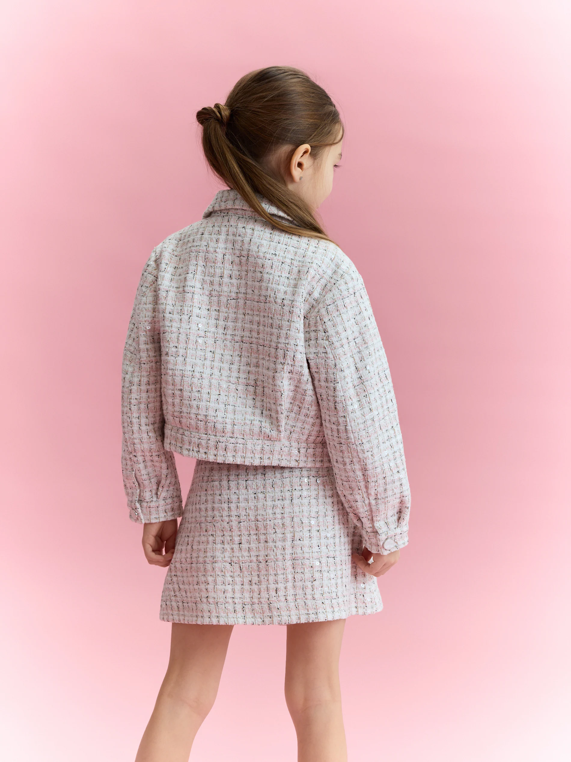 Skort aus Tweed