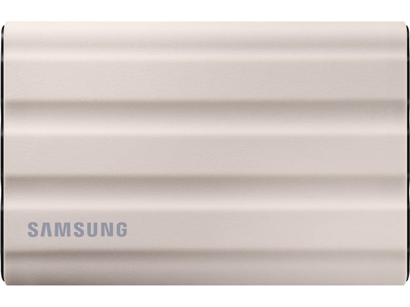 Samsung Externe SSD T7 Shield 2000 GB Beige Externes Solid State Drive mit 2000 GB