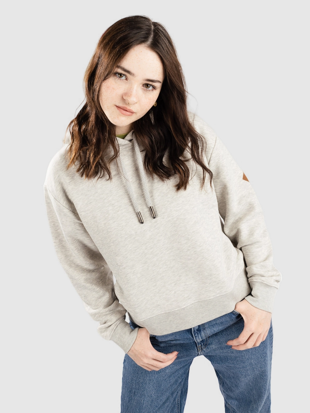 Kazane Wren Hoodie lt heather grey