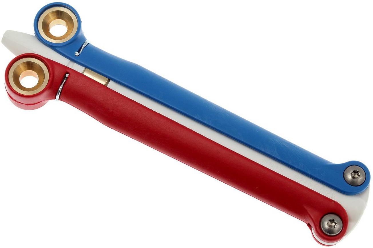 Spyderco BaliYo YUS100 Heavy Duty, red-white-blue