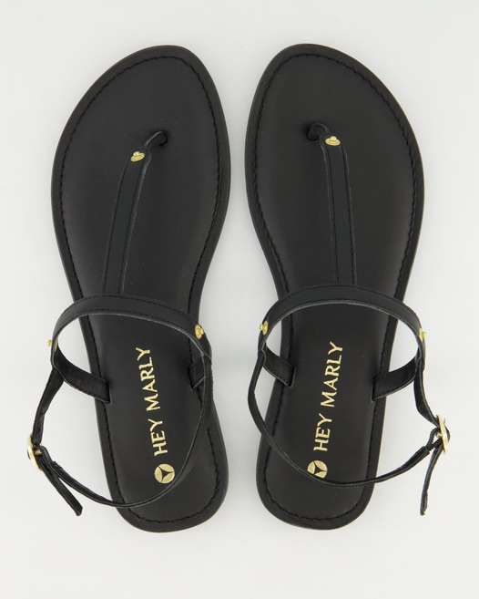 Hey Marly Classic-TS Sandalen in Schwarz