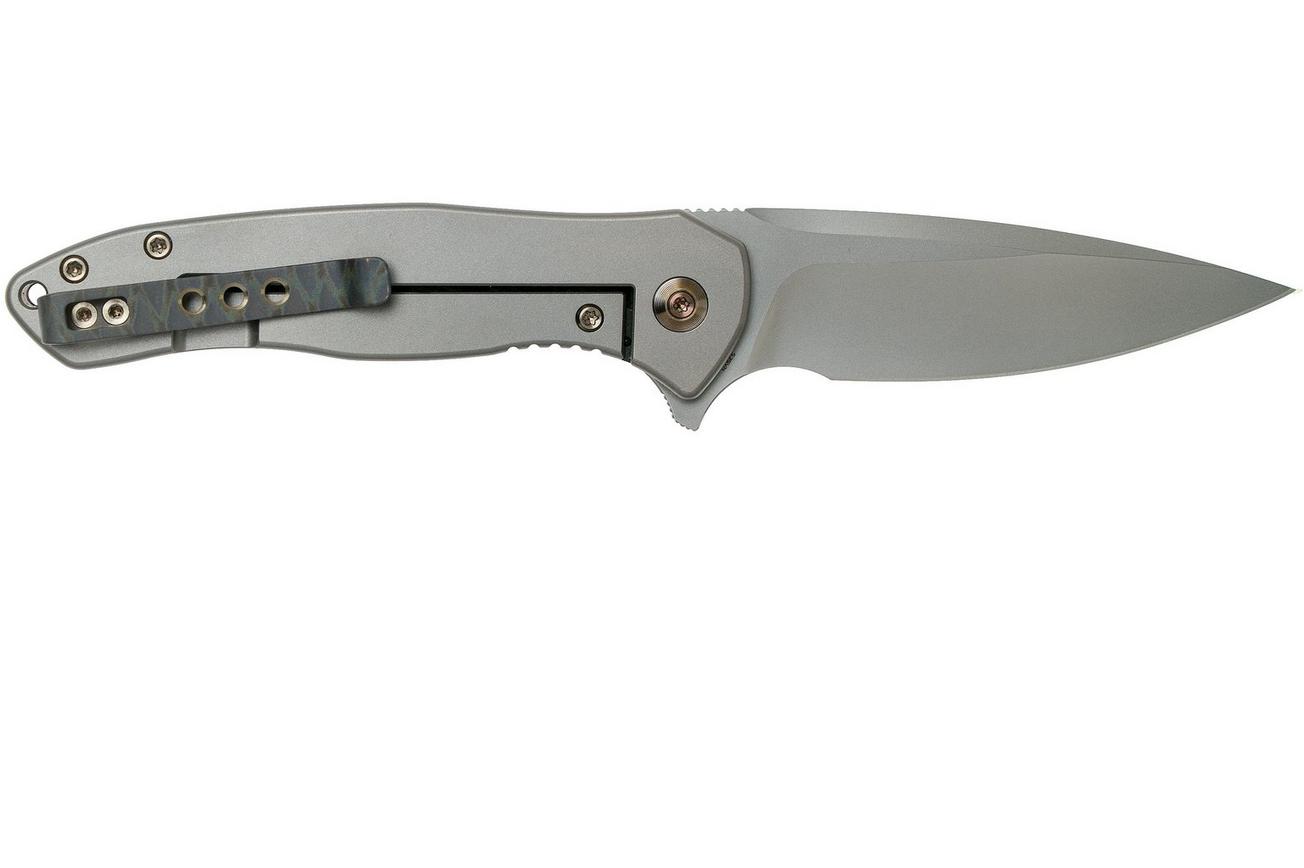 WE Knife Kitefin 2001B Shredded Carbonfiber zakmes