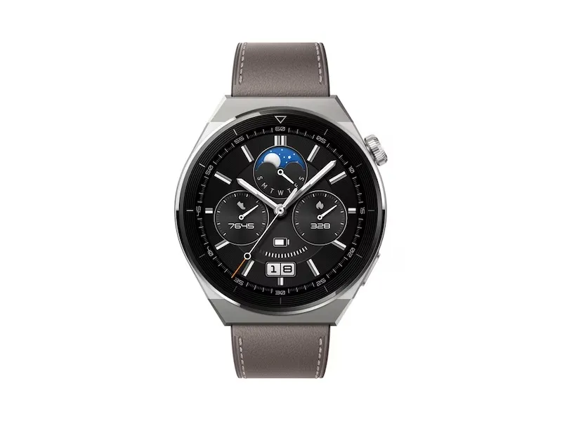 Huawei | Watch GT 3 PRO (46mm) - Smartwatch med rem - håndledsstørrelse: 140-210 mm - Grå