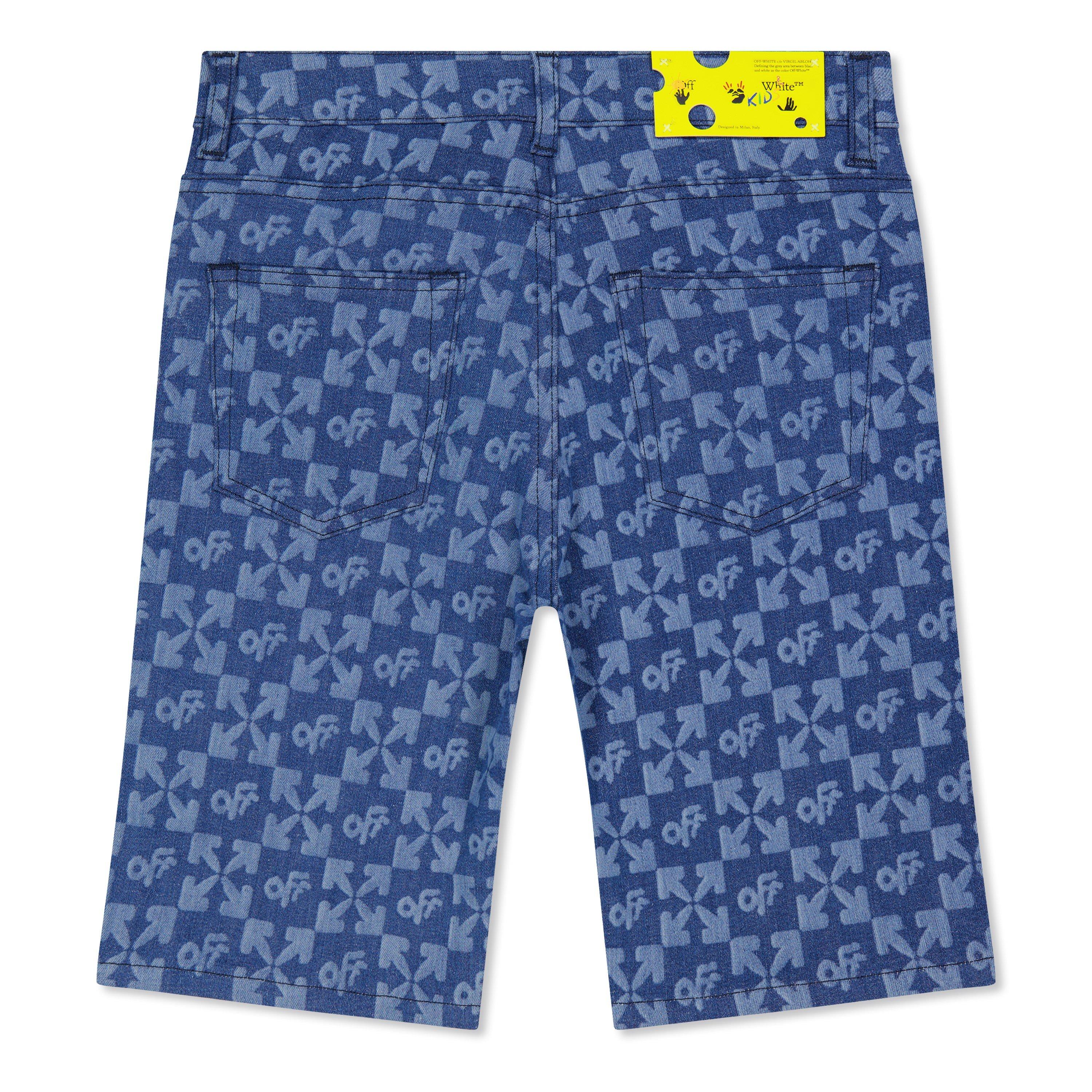 Off White Denim Shorts Juniors