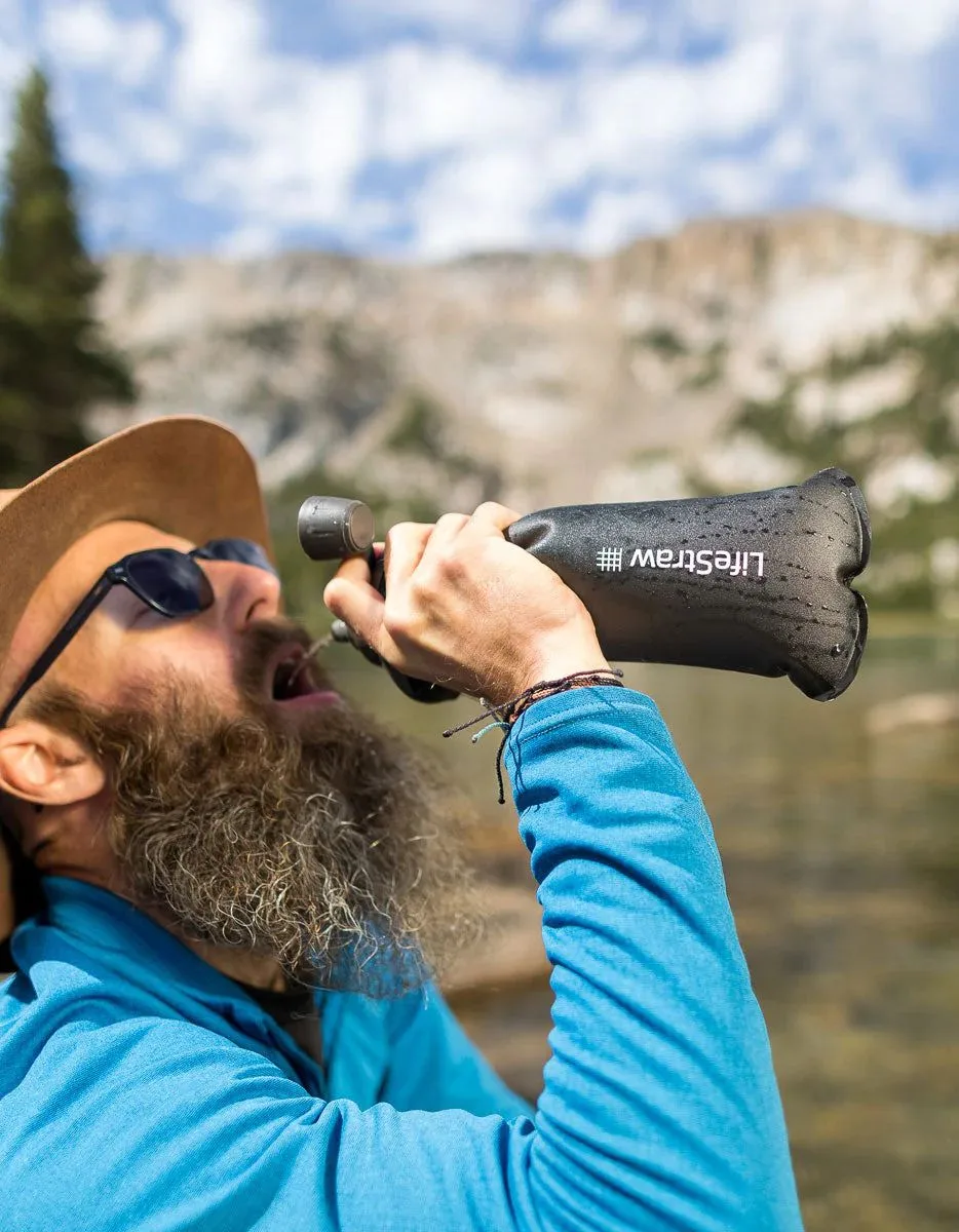 Lifestraw Peak Series Collapsible Squeeze 1 L Mountain Blue