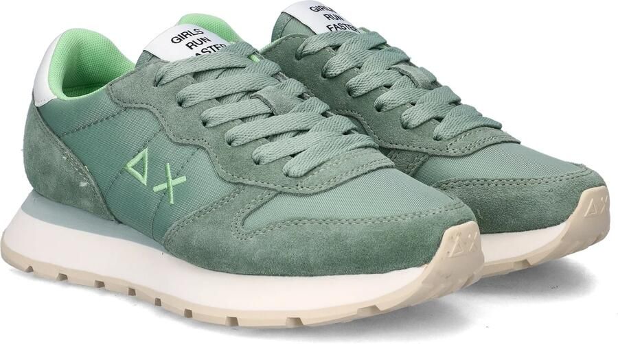 Sun68 Sun 68 Ally Solid Nylon Sneakers Dames Groen
