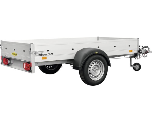 Humbaur enkelassige aanhangwagen Startrailer Plus 1300 2510 x 1310 x 300 mm geremd toegestaan totaalgewicht 1300 kg