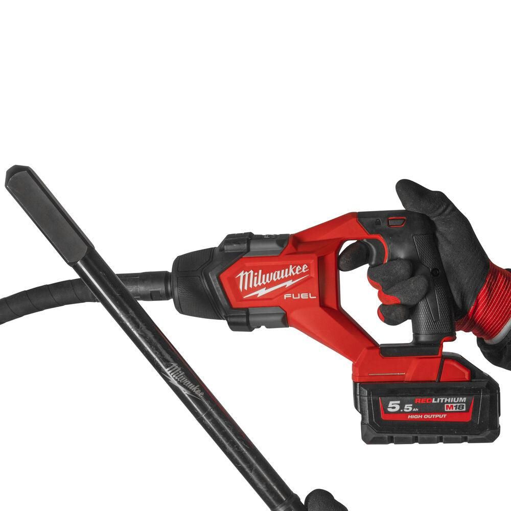 Milwaukee M18 FUEL™ FCVN12-551 Accu Betontrilnaald 1,2m 18V 5,5Ah in doos - 4933479597