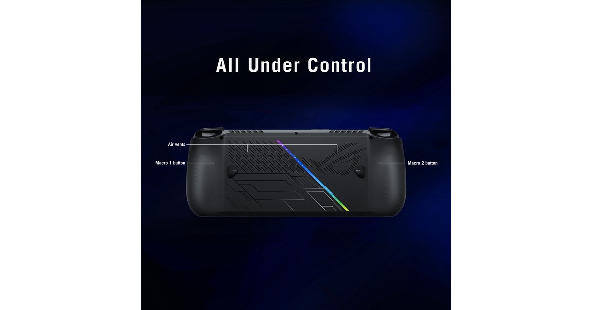 ASUSROG Ally X (RC72LA-NH007W) handheld game console  (Zwart, 24 GB | 1 TB | Wi-Fi 6E | BT | Win 11 | 120 Hz, Tweedekans)