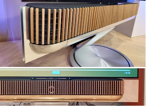 Bang & Olufsen Theatre Chêne clair Barres de son