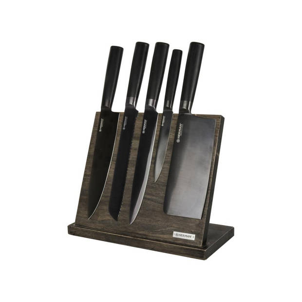 Herman den Blijker messenblok - 28 x 12,5 x 22,5 cm