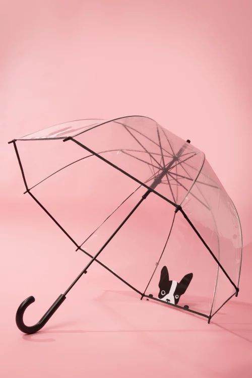 So Rainy It's Raining Dogs Transparante koepelparaplu