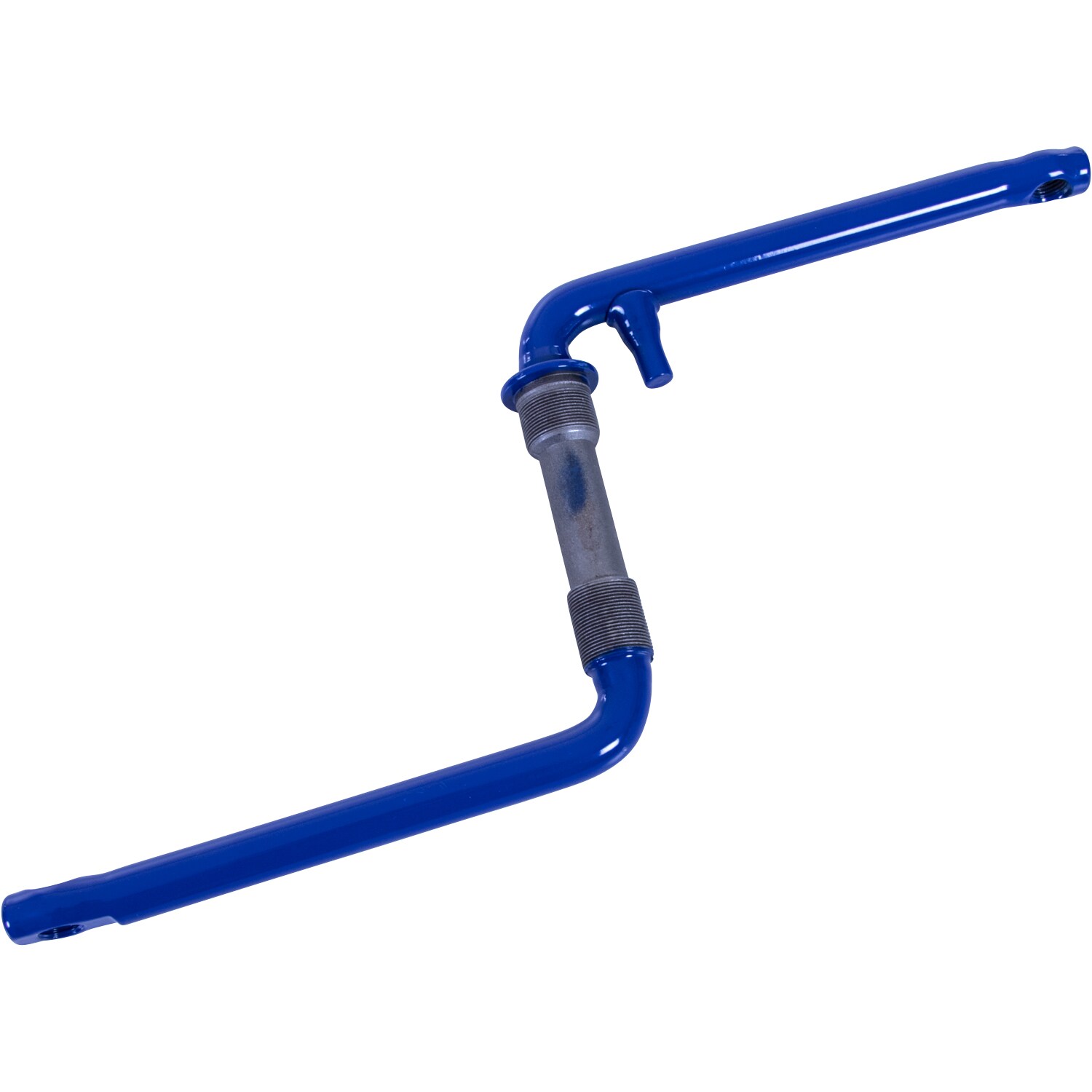 deTox BMX Fahrrad Kurbel 170 mm 20 Zoll Tretkurbel Fahrradkurbel einteilig Fauber blau