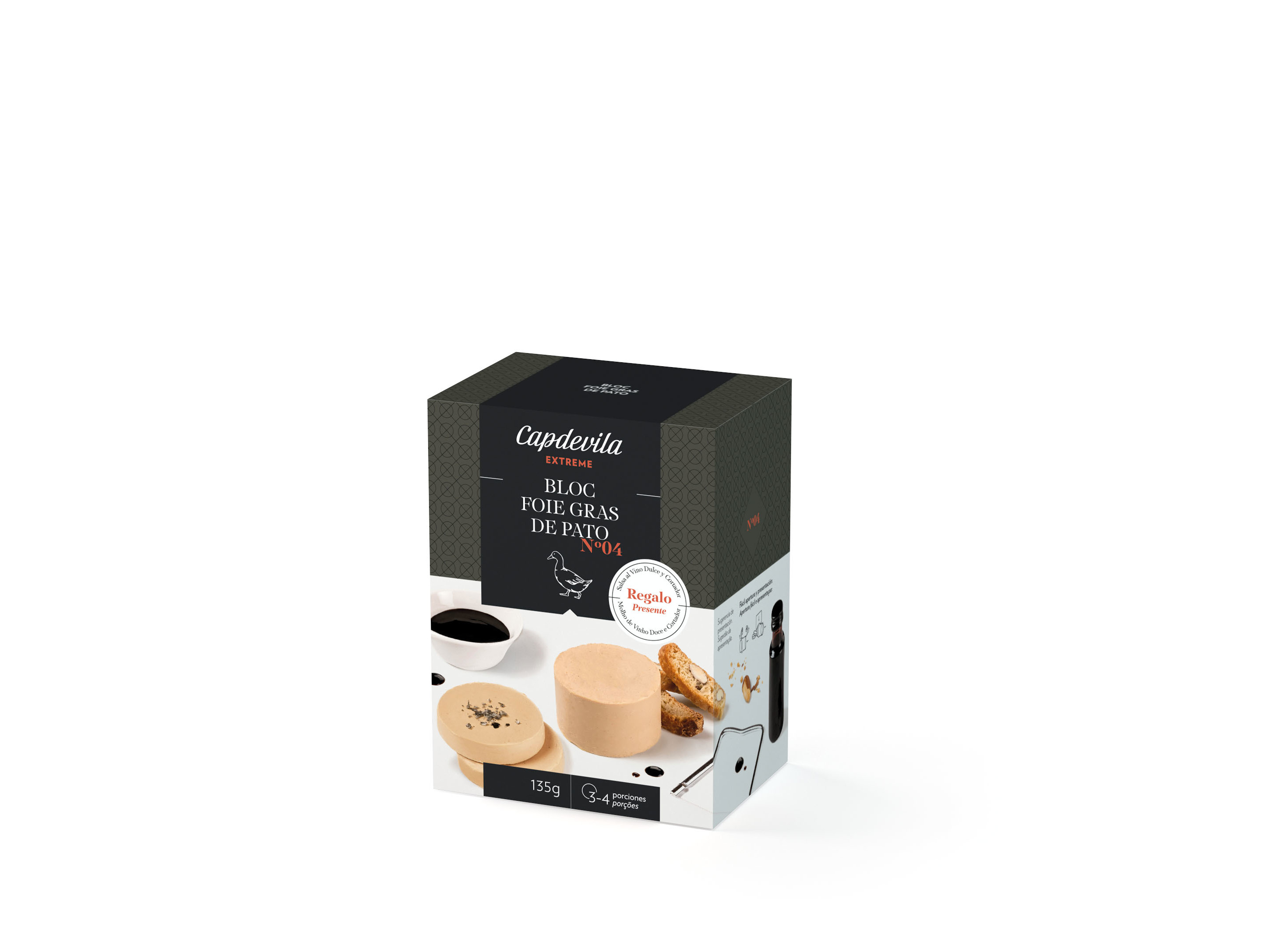 BLOC FOIS GRAS PATO CAPDEVILA C/BALSÂMICO E LIRA 135G