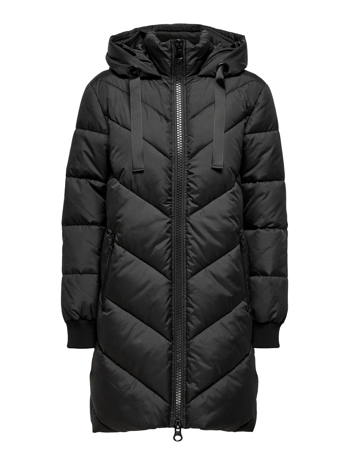 JDYSKYLAR Langer Parka Black