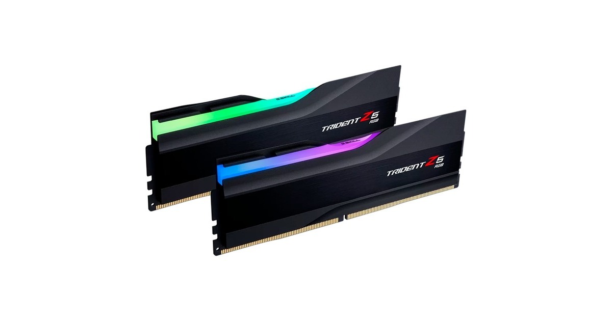 G.Skill64 GB DDR5-6800 Kit werkgeheugen  (Zwart, F5-6800J3445G32GX2-TZ5RK, Trident Z5 RGB, XMP)