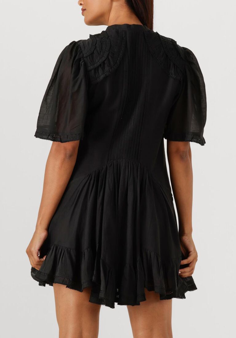 zwarte marant etoile midi jurk celyana-ga 25aro082fa