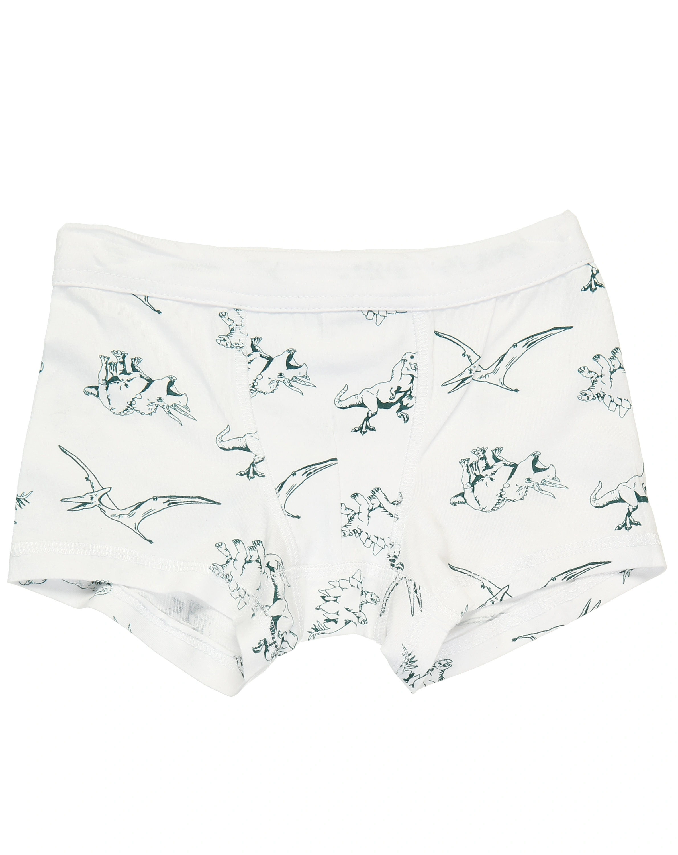 Boxershorts EASY 3er-Pack in weiß/dunkelgrün