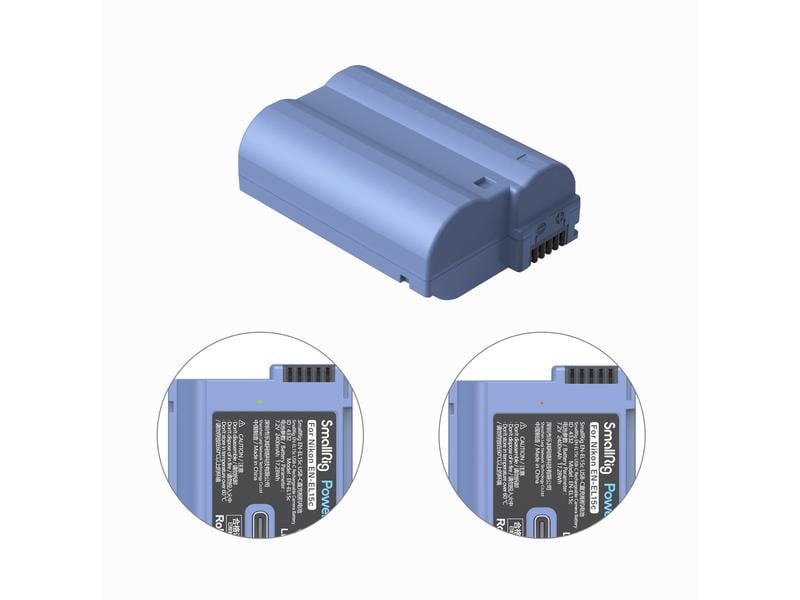Smallrig Digitalkamera-Akku EN-EL15c USB-C USB-C wiederaufladbarer Kamera-Akku