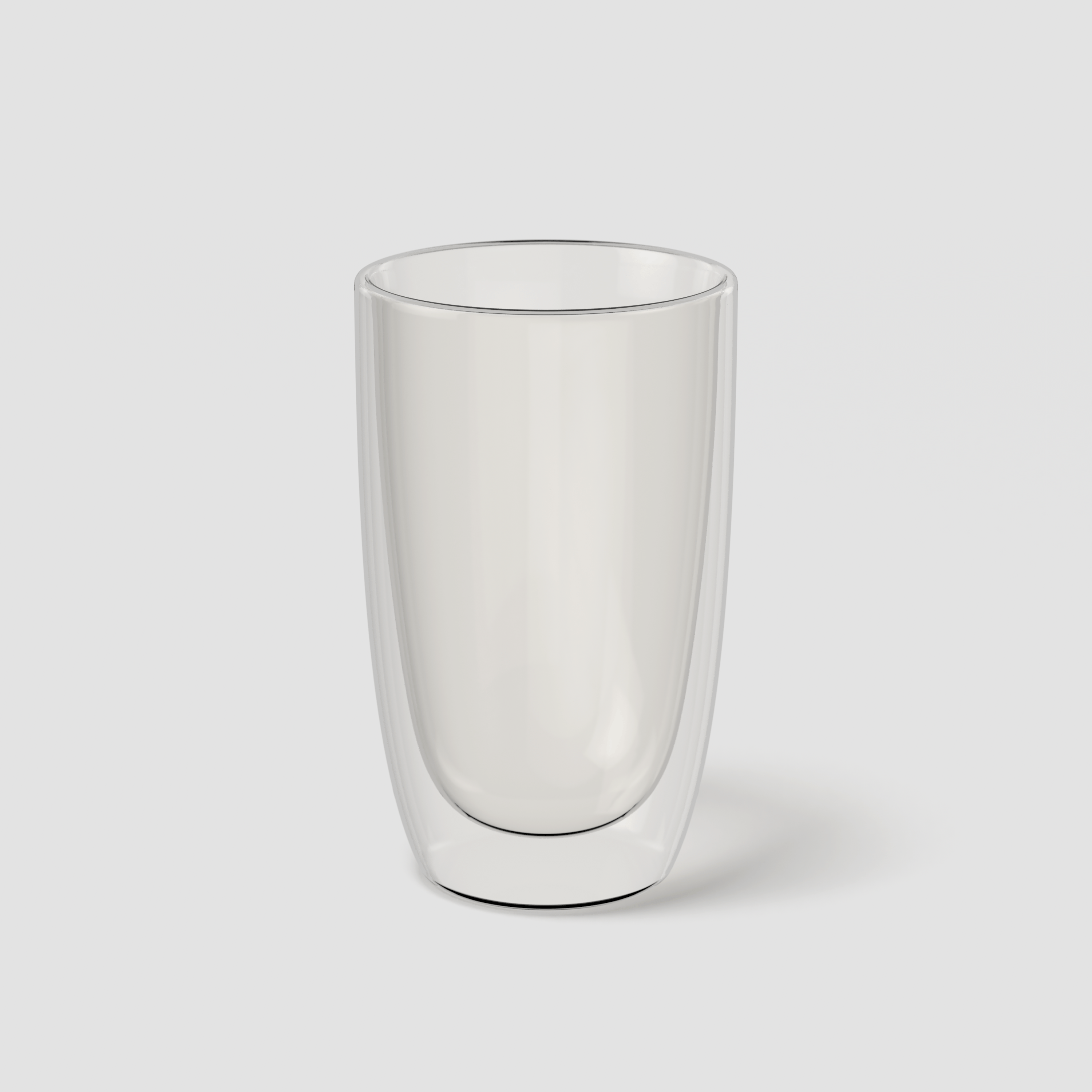 Artesano Glass coffee tumbler Clear, 12.2 oz, borosilicate glass