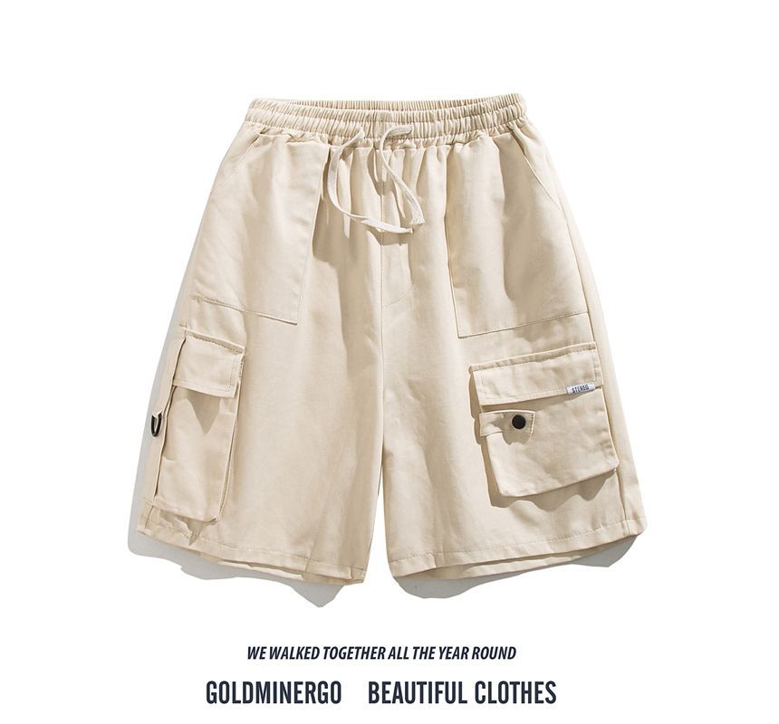 Yelmenor - Losse cargoshorts met elastische taille