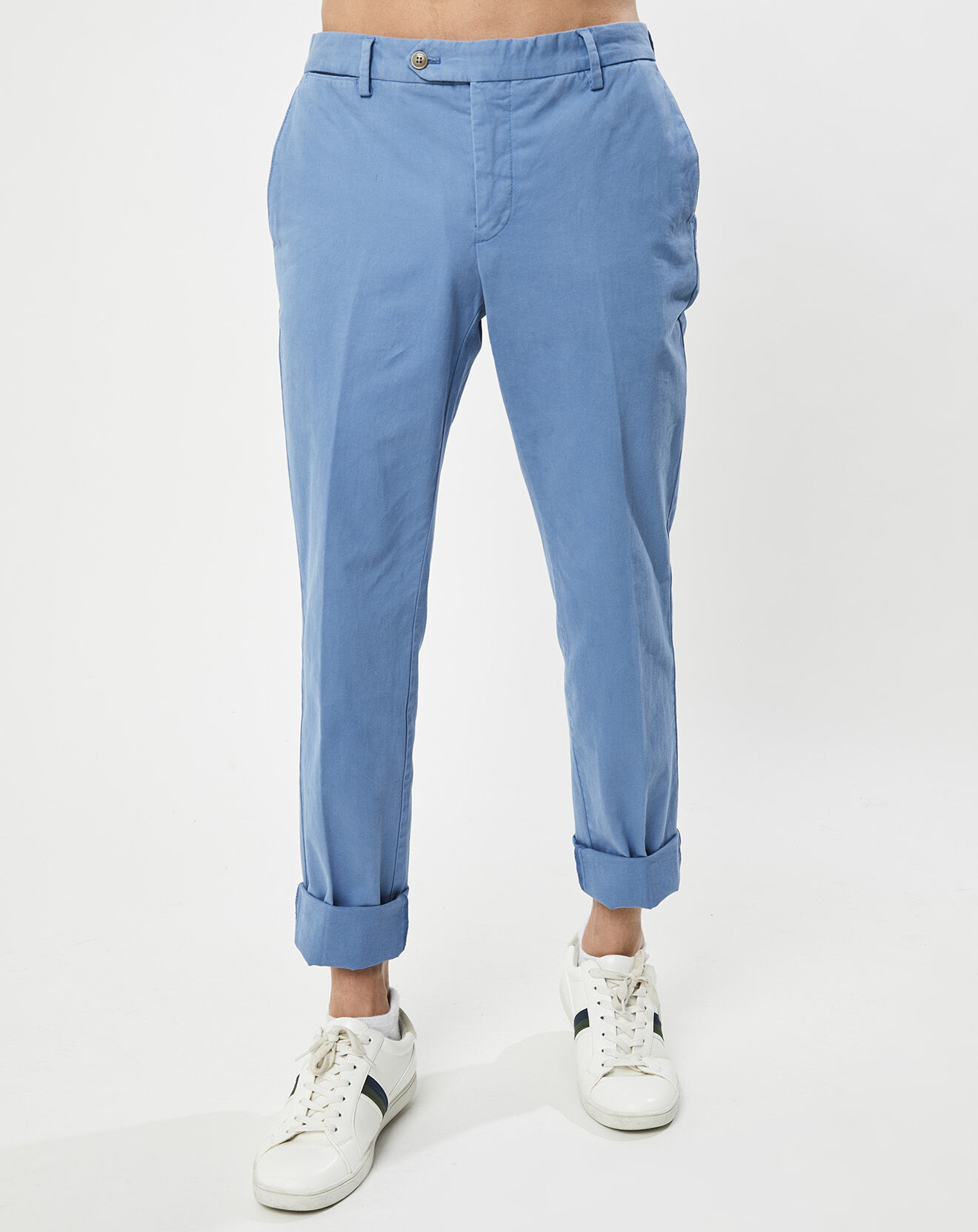 Hackett London Pantalon chino Slim Fit Core Kensington bleu moyen