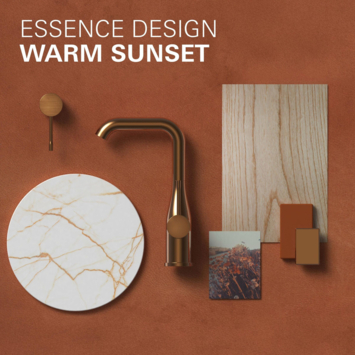 Grohe Colours Wastafelkraan Inbouw Essence New M Eengreep Koper