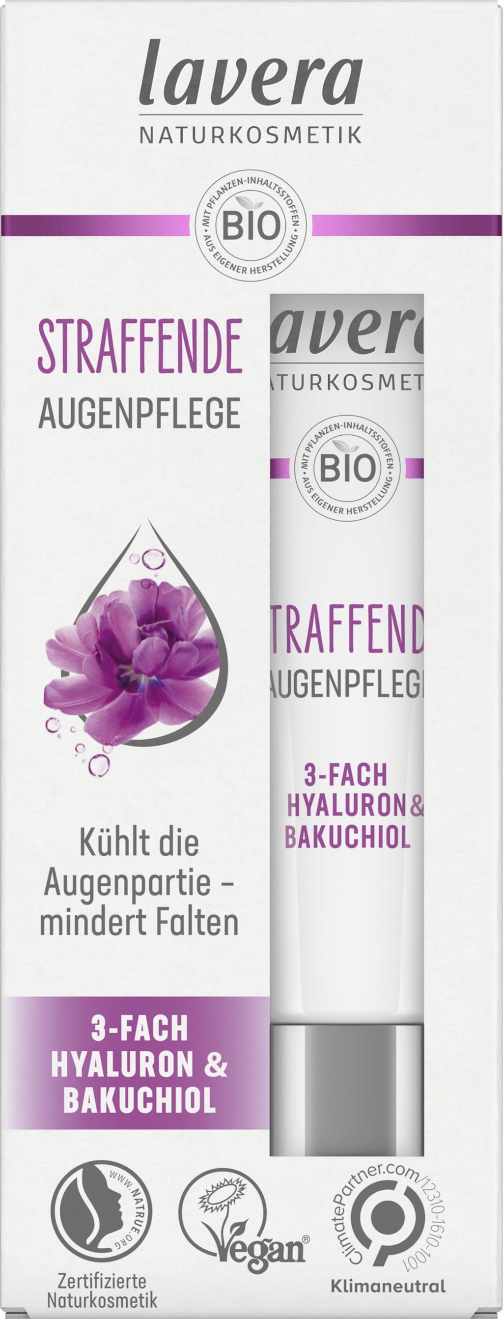 lavera  Straffende Augenpflege, 15 ml