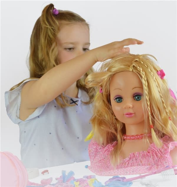 Sminke- og frisørhode Fanny Blond