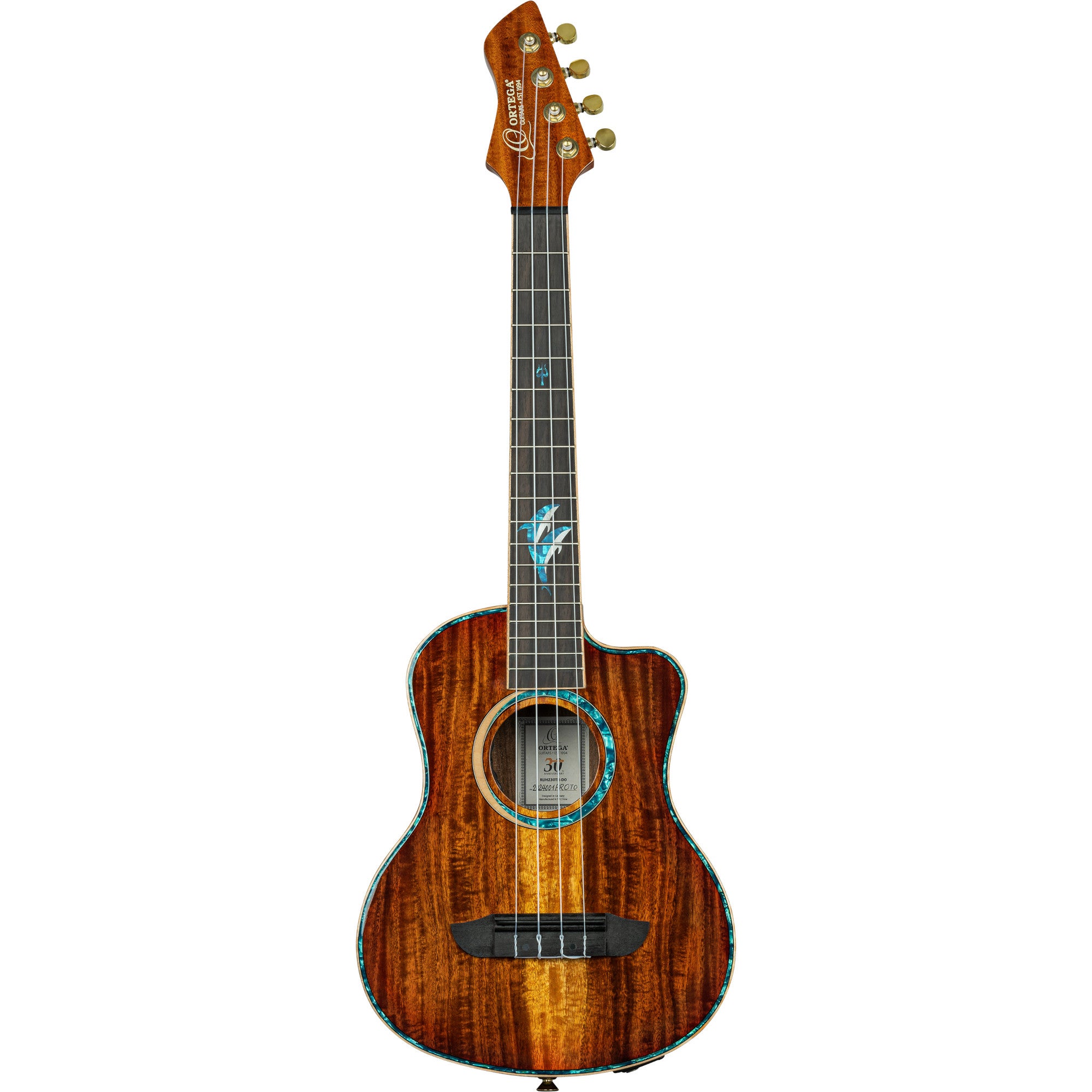 Ortega 30th Anniversary Series RUHZ30TH-DO E/A tenor ukelele met gigbag