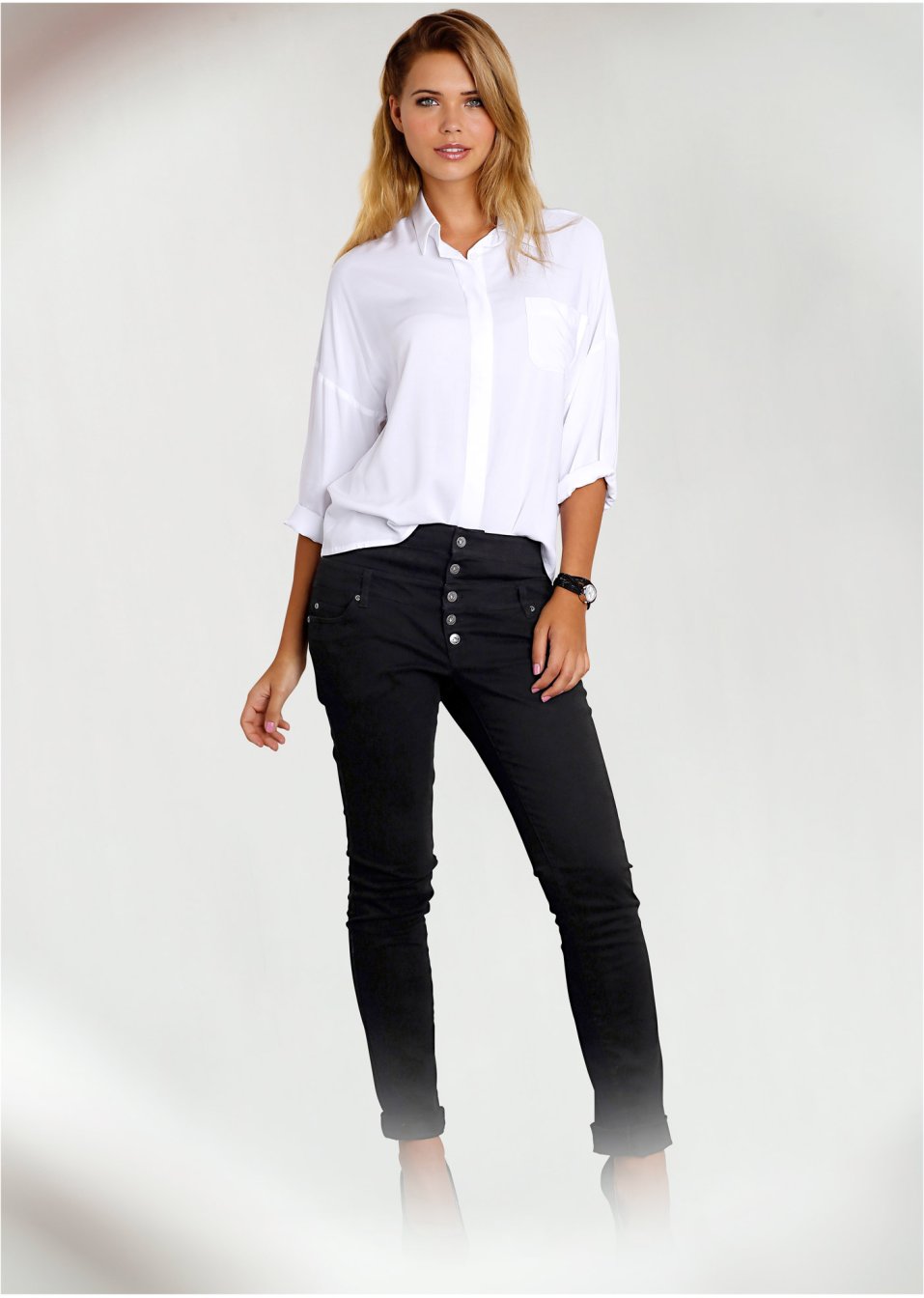 Pantalon taille haute