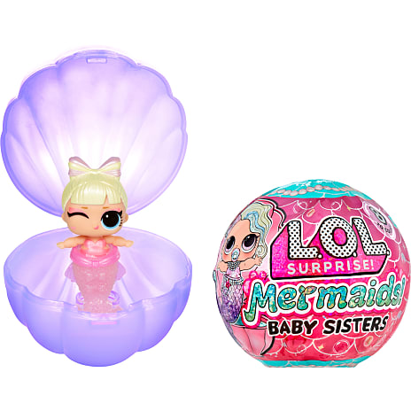 L.O.L. havfrue lillesøster figur - flere varianter - assorteret