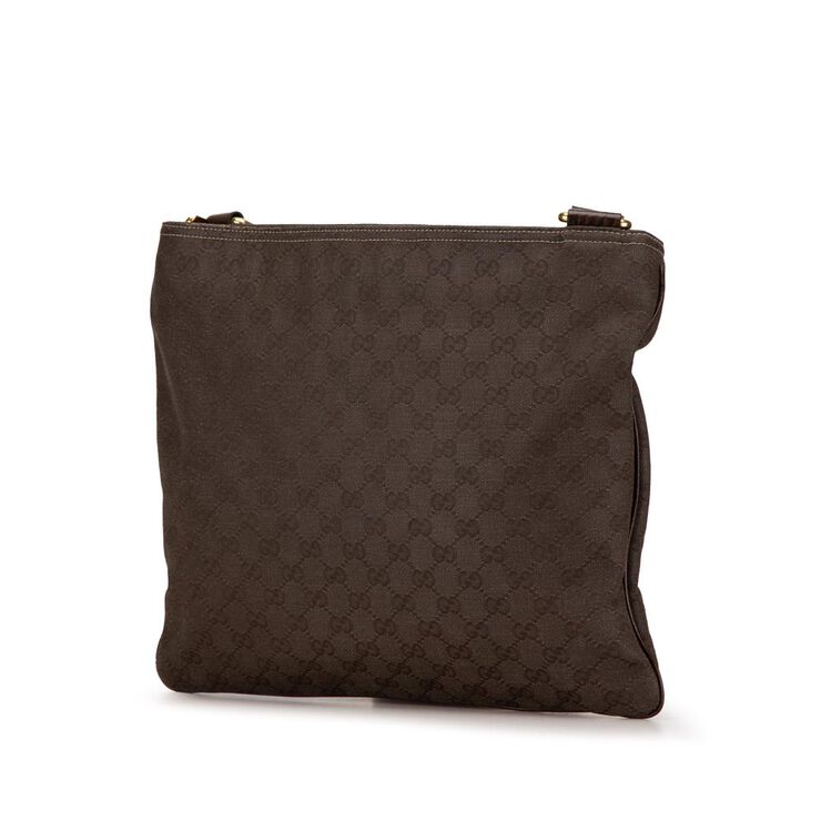 Gucci Vintage Gucci Crossbody Bag Brown