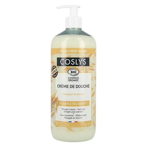 Creme de Banho Suavizante com Aveia Orgânica Coslys 1L