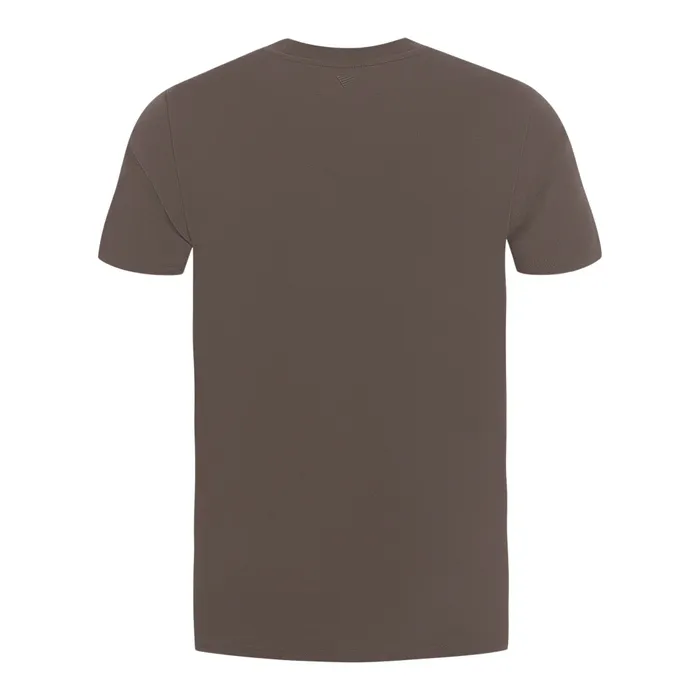 Pure Path Triangular Wordmark Logo Shirt Heren