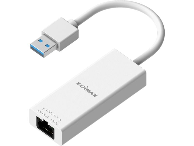 Edimax Netzwerk-Adapter EU-4306 V2 USB 3.2 Gen1 USB 3.2 Gigabit Ethernet Adapter