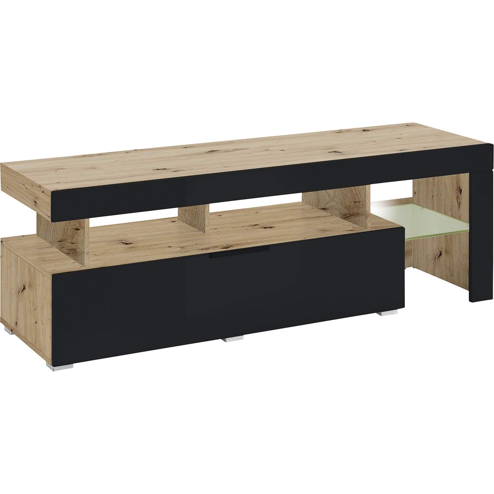 TV-Möbel Score Dekor Eiche Artisan 140 x 48 x 45 cm